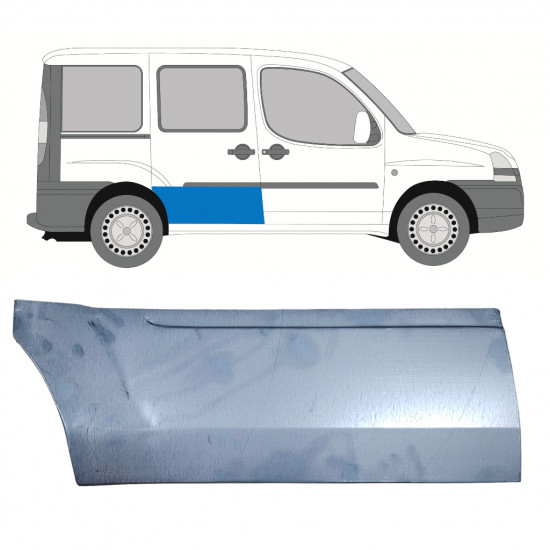 Tolóajtó javító panel hoz Fiat Doblo 2001-2010 / Jobb 7709