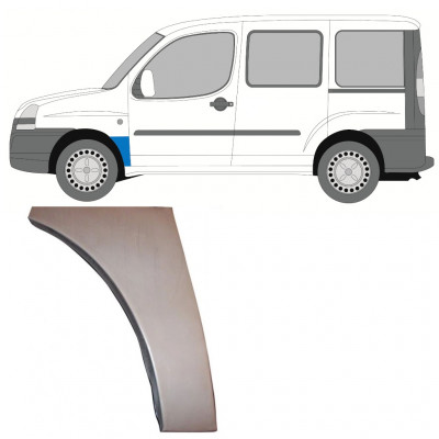 Első sárvédő javító panel hoz Fiat Doblo 2001-2010 / Bal 8955