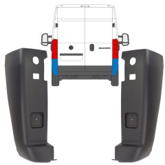 Hátsó lökhárító sarok hoz Citroen Jumper 2006-2018 / Készlet 14087