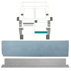 Belső és külső hátsó ajtó javító panel hoz Peugeot Boxer 1994-2006 / Jobb / Készlet 14042