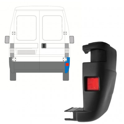 Hátsó lökhárító sarok hoz Fiat Ducato 2002-2006 / Jobb 7713