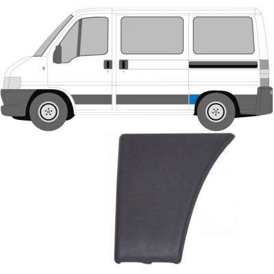 Hátsó oldali díszítő elem hoz Fiat Ducato Boxer Relay 2002- / SWB / Bal 5161