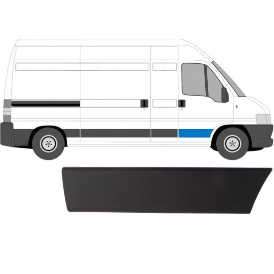 Első ajtó díszítő elem hoz Fiat Ducato Boxer Relay 2002-2006 / Jobb 5124