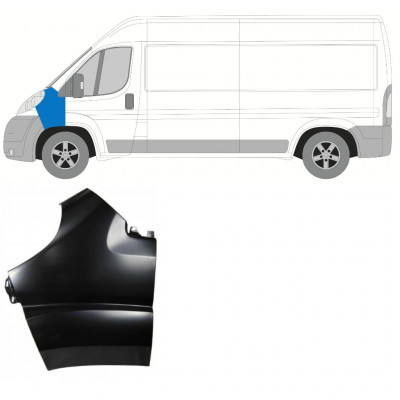 Első sárvédő hoz Fiat Ducato 2006-2014 / Bal 7279