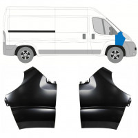 Első sárvédő hoz Fiat Ducato 2006-2014 / Bal+Jobb / Készlet 10045