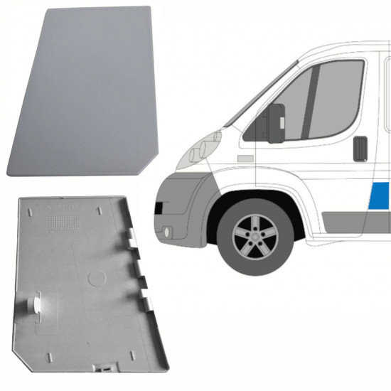 Üzemanyag-töltő fedél  hoz Fiat Ducato 2006- / Bal 8347