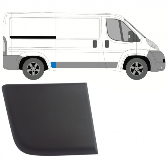 Hátsó oldali díszítő elem hoz Fiat Ducato 2006- / Jobb 9019