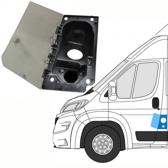 Üzemanyag-töltő fedél EURO 6 ADBLUE hoz Fiat Ducato 2014- / Bal /  10291