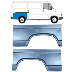Hátsó sárvédő javító panel hoz Peugeot J5 1981-1994 / Bal+Jobb / Készlet 13537