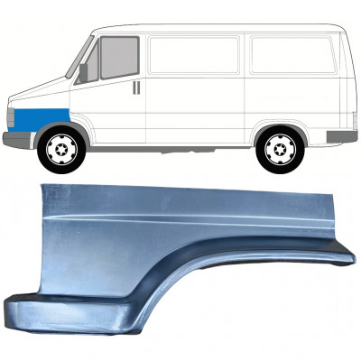 Első sárvédő javító panel hoz Fiat Ducato / C25 / J5 1990-1994 / Bal 9002