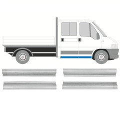 Első és hátsó küszöb javító panel hoz Citroen Jumper 1994-2006 / Bal+Jobb / Készlet 14447