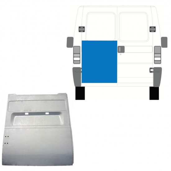 Magas hátsó ajtó javító panel hoz Fiat Ducato Boxer Relay Jumper 1994-2006 / Bal 7760