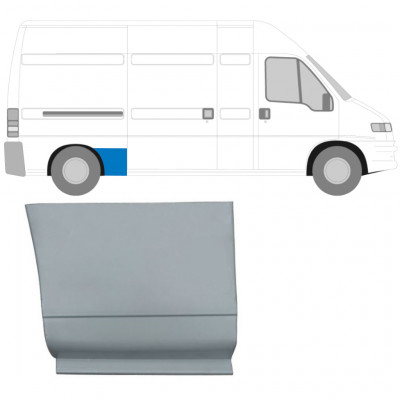 Első rész hátsó sárvédő javító panel hoz Fiat Ducato Boxer Relay 1994-2006 / Jobb 6486