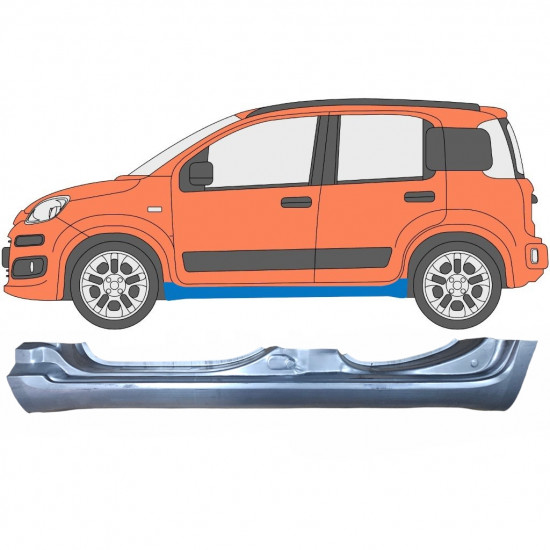 Teljes küszöb hoz Fiat Panda 2012- / Bal 6499