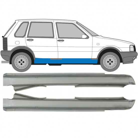 Küszöb javító panel hoz Fiat Uno 1983-2002 / Bal+Jobb / Készlet 9666