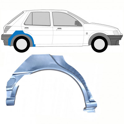 Hátsó sárvédő javító panel hoz Ford Fiesta 1989-1995 / Jobb 8747