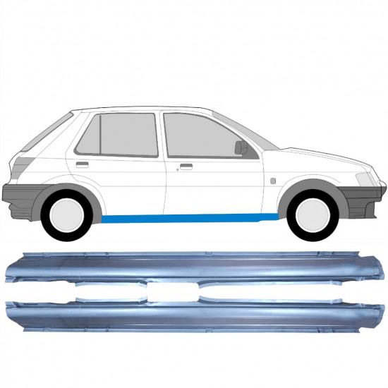 Teljes küszöb hoz Ford Fiesta 1989-1995 / Bal+Jobb / Készlet 10499