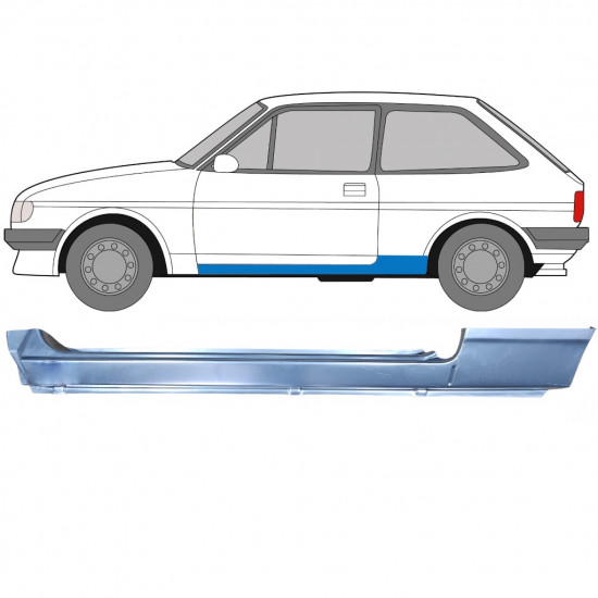 Teljes küszöb hoz Ford Fiesta 1983-1989 / Bal 7343