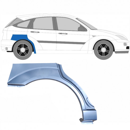 Hátsó sárvédő javító panel hoz Ford Focus 1998-2007 / Jobb 6288