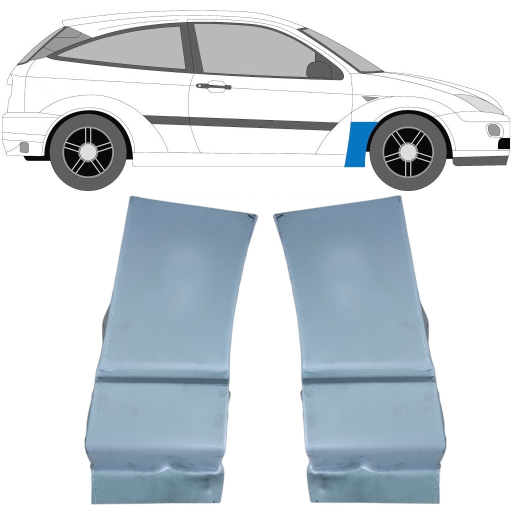 Első Sárvédő Javító Panel Hoz Ford Focus 1998-2007 / Bal+Jobb / Készlet 9615