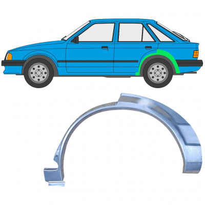 Hátsó sárvédő javító panel hoz Ford Escort 1980-1986 / Bal 7821