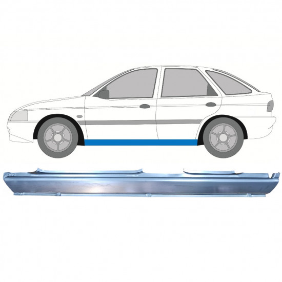 Teljes küszöb hoz Ford Escort 1995-2000 / Bal 8989