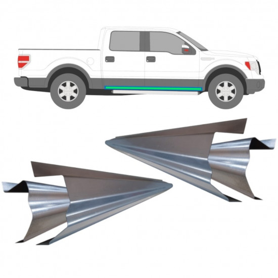 Belső és külső küszöb javító panel hoz Ford F-150 2008-2014 / Bal+Jobb / Készlet 11755