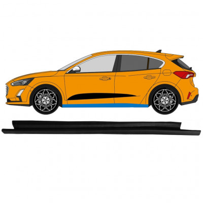 Küszöb borítás hoz Ford Focus 2018- / Bal 7720