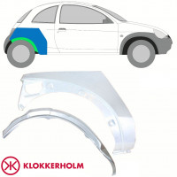 Belső és külső hátsó sárvédő javító panel hoz Ford KA 1996-2008 / Jobb / Készlet 10775