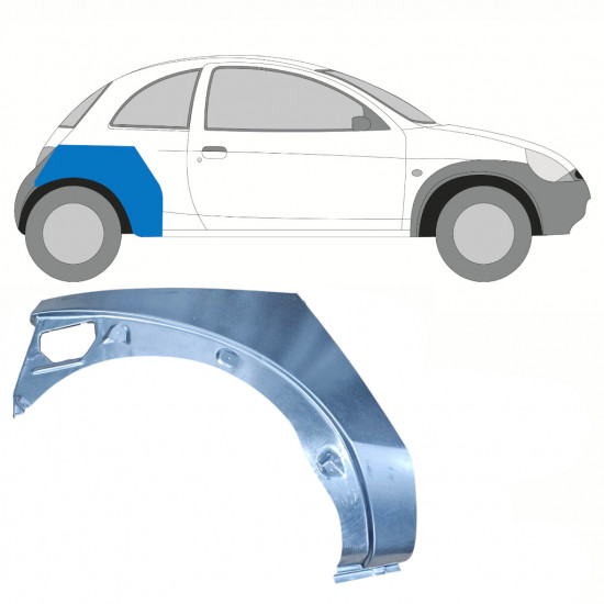 Hátsó sárvédő javító panel hoz Ford KA 1996-2008 / Jobb 10769