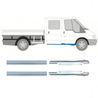 Küszöb javító panel hoz Ford Transit 2000-2013 / Bal+Jobb / Duplafülkés / Készlet 9698