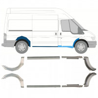 Küszöb és hátsó sárvédő javító panel hoz Ford Transit 2000-2013 / MWB / Készlet 9693