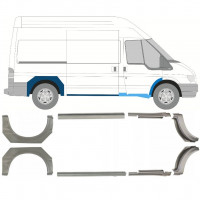 Küszöb és hátsó sárvédő javító panel hoz Ford Transit 2000-2013 / Készlet 9692