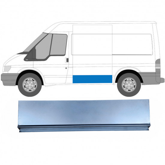 Oldalsó javító panel hoz Ford Transit 2000- / SWB / Bal = Jobb (szimmetrikus) 5334