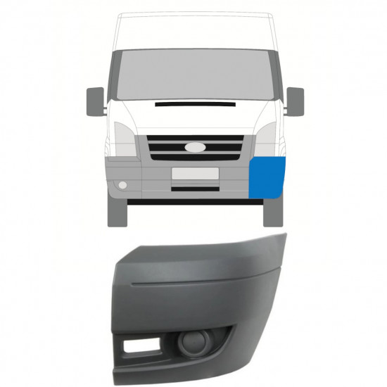 Első lökhárító sarok hoz Ford Transit 2006-2013 / Bal 8261