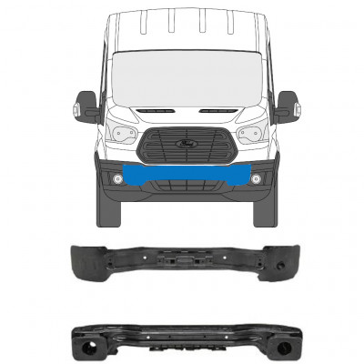 Első lökhárító merevítő hoz Ford Transit 2014-2019 7637