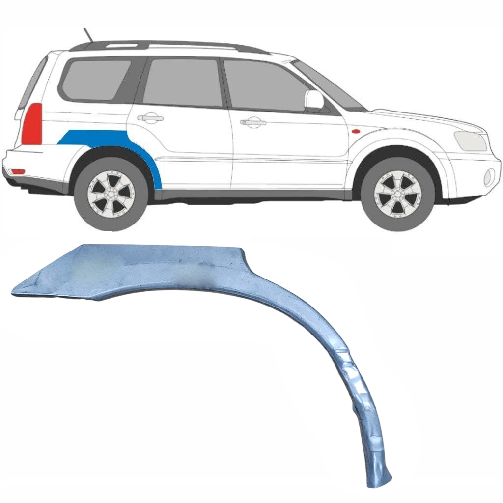 Hátsó Sárvédő Javító Panel Hoz Subaru Forester Sg 2002-2008 / Jobb 8825