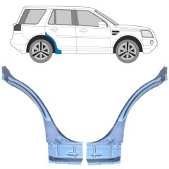 Hátsó sárvédő javító panel hoz Land Rover Freelander 2006-2016 / Bal+Jobb / Készlet 10659