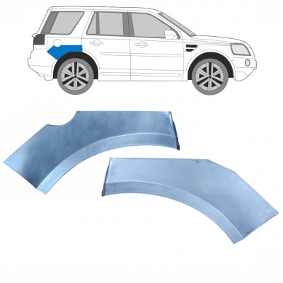 Hátsó sárvédő javító panel hoz Land Rover Freelander 2006-2015 / Bal+Jobb / Készlet 10658