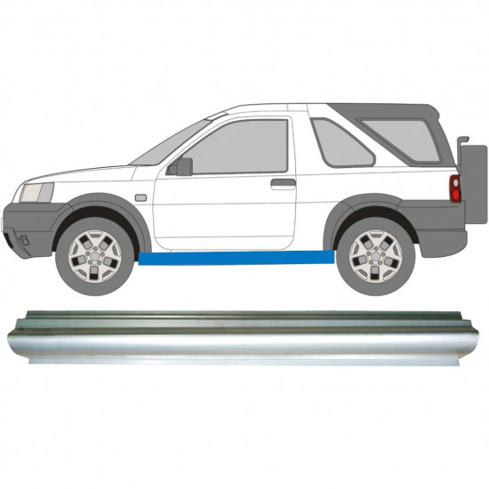 Küszöb javító panel hoz Land Rover Freelander 1997-2006 / Bal 5276