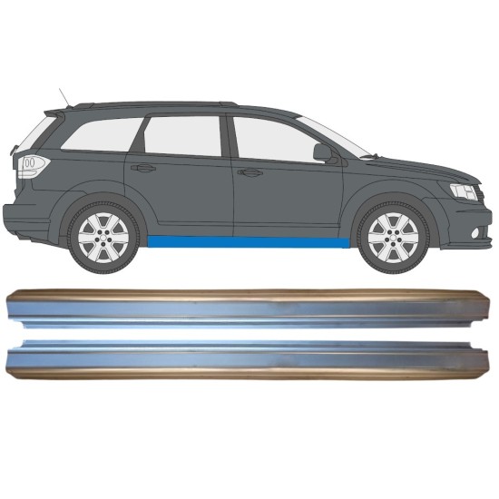 Küszöb javító panel hoz Fiat Freemont 2011-2015 / Bal+Jobb / Készlet 15006