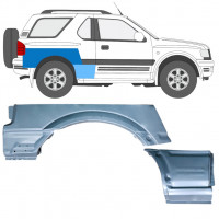 Hátsó sárvédő javító panel hoz Opel Frontera B 1999-2002 / Jobb / Készlet 12837
