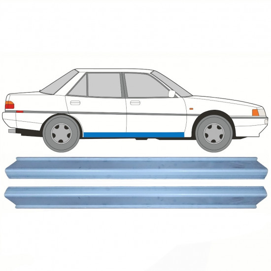 Küszöb javító panel hoz Mitsubishi Galant 1987-1993 / Bal = Jobb (szimmetrikus) / Készlet 10597