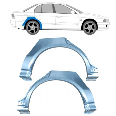 Hátsó sárvédő javító panel hoz Mitsubishi Galant 1996-2003 / Bal+Jobb / Készlet 9161