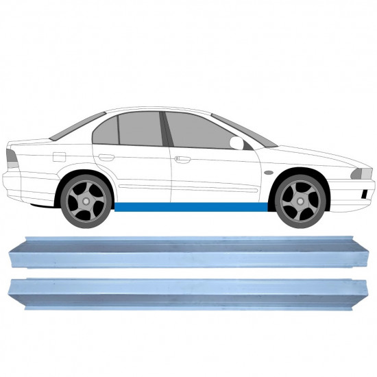 Küszöb javító panel hoz Mitsubishi Galant 1996-2003 / Készlet 11358