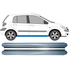Küszöb javító panel hoz Hyundai Getz 2002-2010 / Bal+Jobb / Készlet 11370