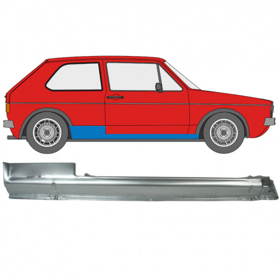 Küszöb javító panel hoz VW Golf 1 1974- / Jobb 7101