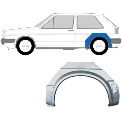 Hátsó sárvédő javító panel hoz VW Golf 2 1982- / Bal 7100