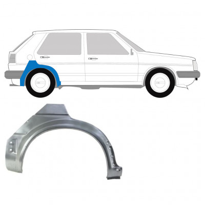 Hátsó sárvédő javító panel hoz VW Golf 2 1982- / Jobb 7248