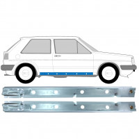 Belső küszöb javító panel hoz VW Golf 2 1982-1992 / Bal+Jobb / Készlet 11027